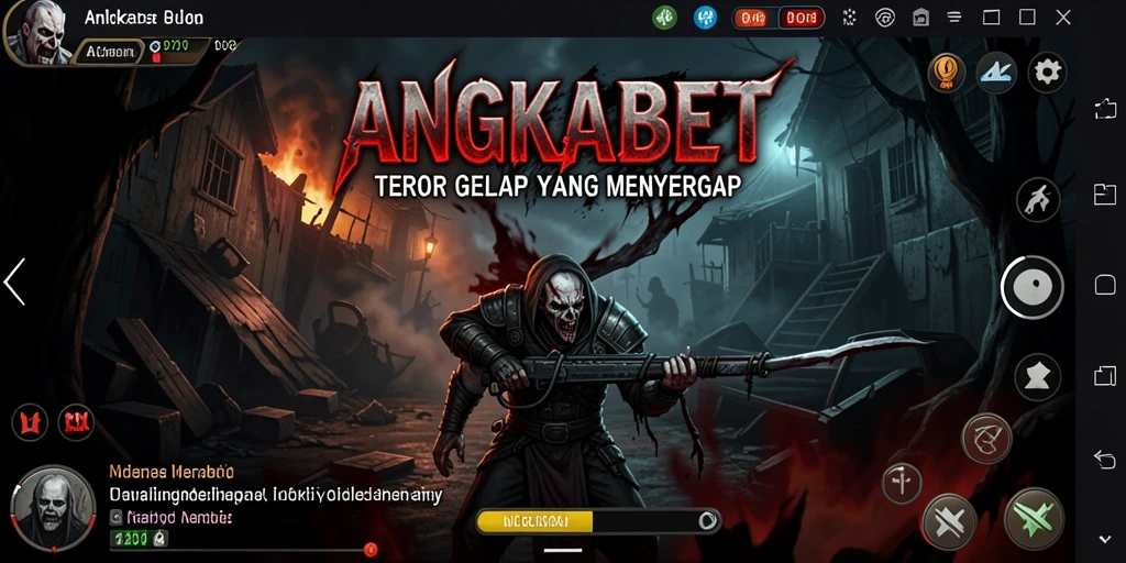 Screenshot utama ANGKABET menunjukkan momen teror yang intens dan menegangkan.