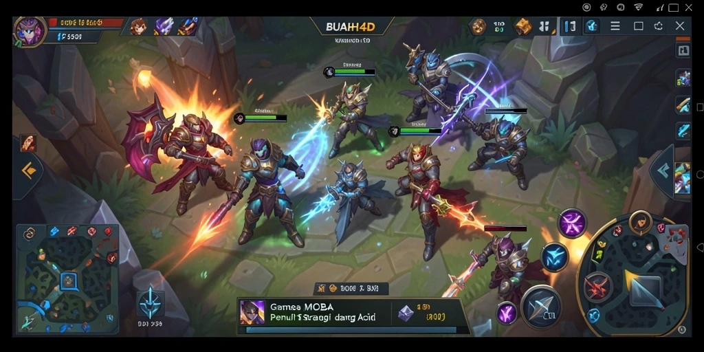 Tangkapan layar gameplay dinamis BUAH4D yang menarik.