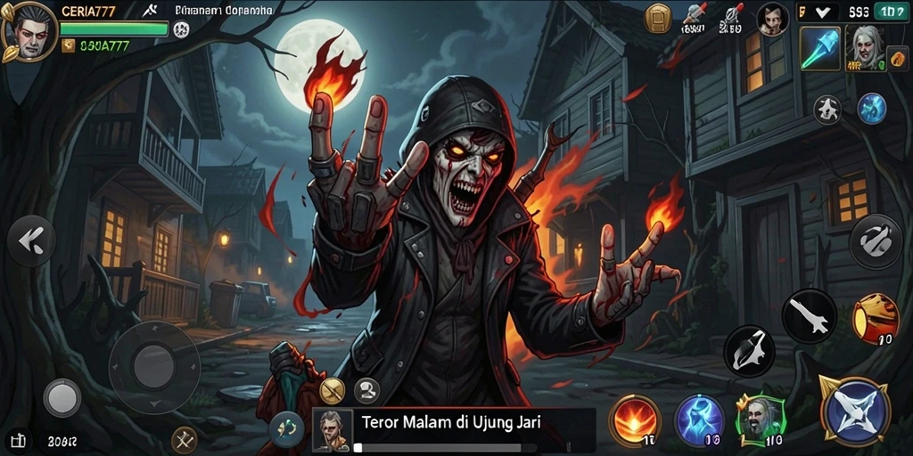 Gameplay mencekam di CERIA777 dengan elemen Horror yang menakutkan.