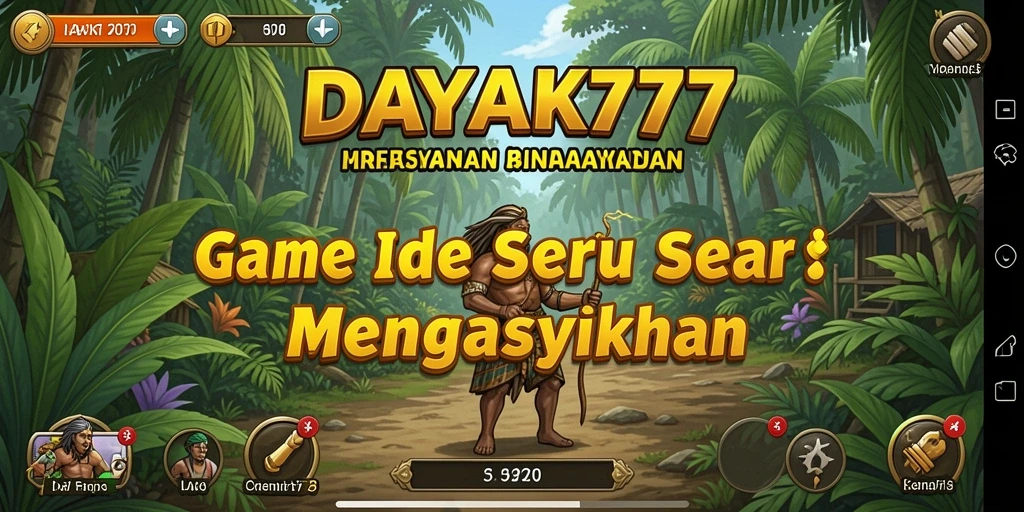 Tampilan gameplay DAYAK777 yang mengasyikkan dan menarik.