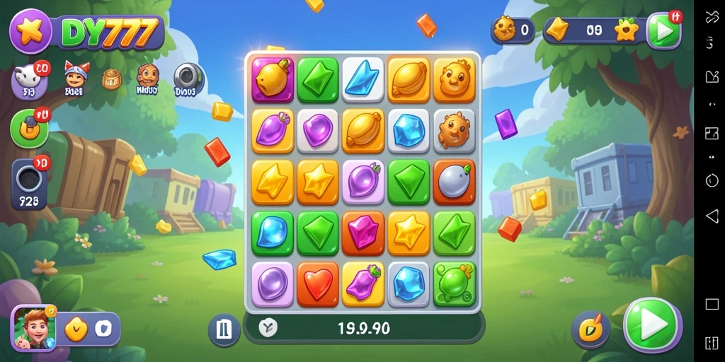 Tampilan gameplay seru dan menantang dalam DY777.