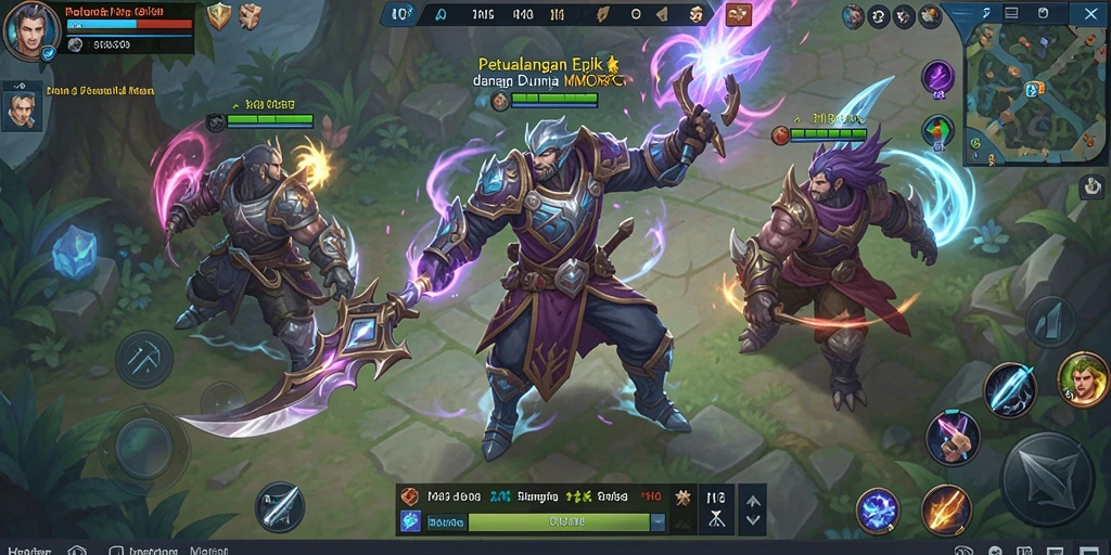 Tampilan gameplay H03 yang memukau di dunia MMORPG.