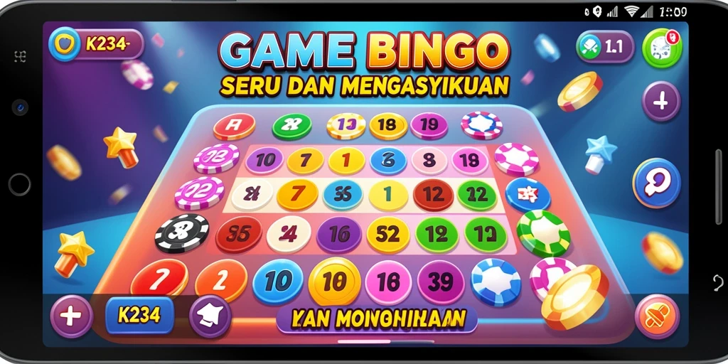 Tampilan gameplay seru K234 dengan suasana Bingo yang menarik.