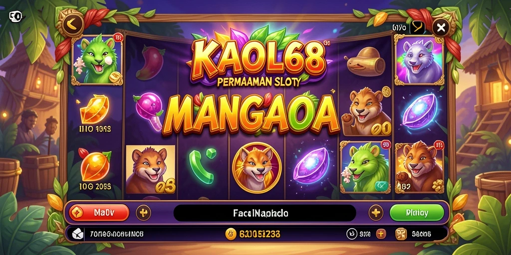 Screenshot gameplay KAOL68 yang menunjukkan putaran slot yang mengasyikkan.