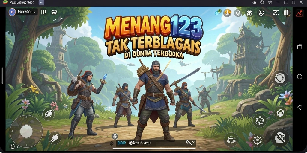 Tampilan menakjubkan dari gameplay Open World MENANG123.
