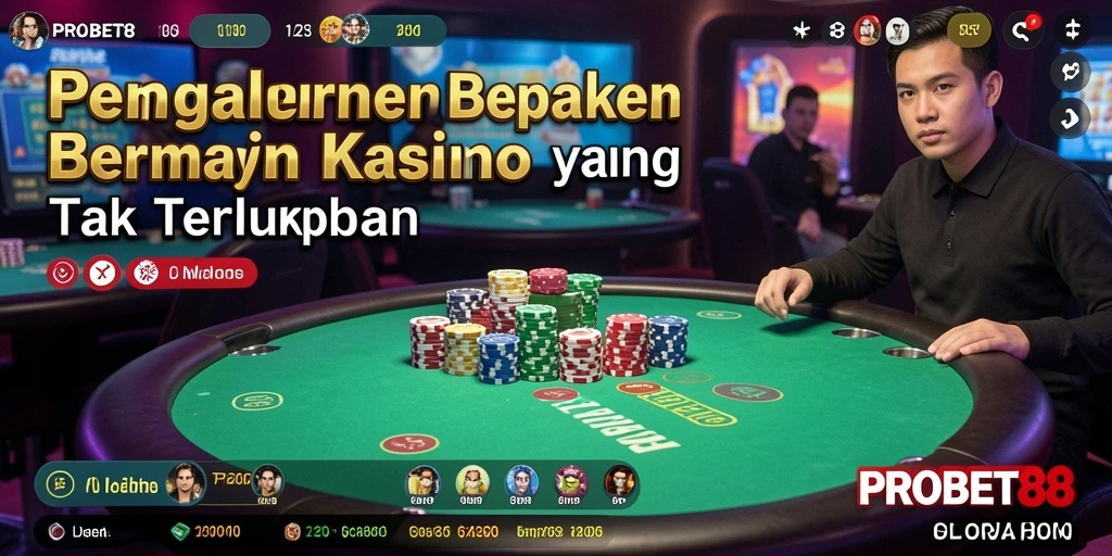 Screenshot menunjukkan gameplay Kasino yang seru dan interaktif.