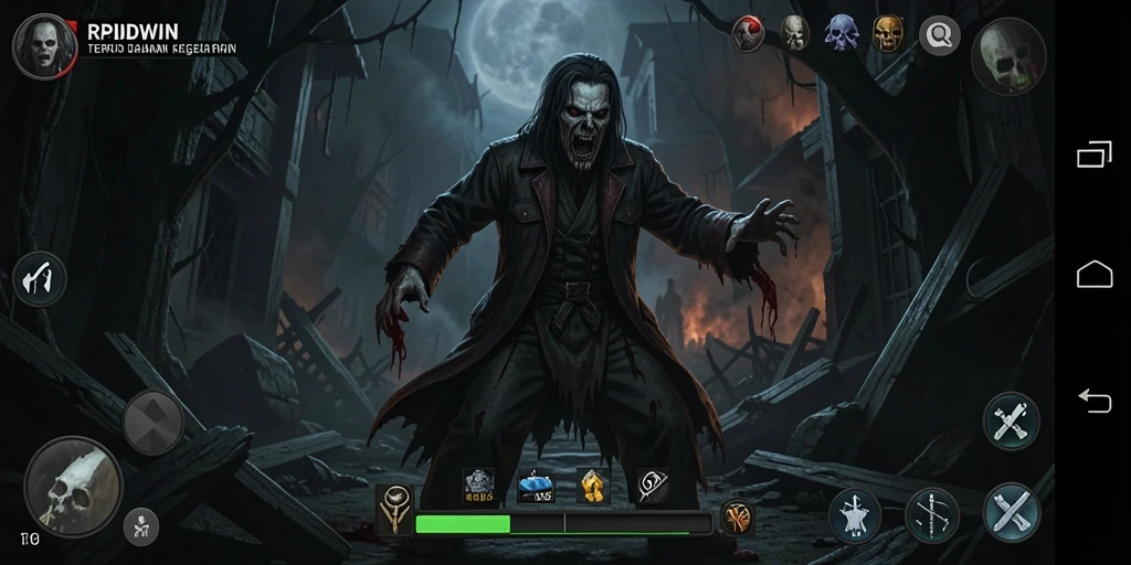 Tangkapan layar gameplay RPIDWIN yang menakutkan dan mencekam.