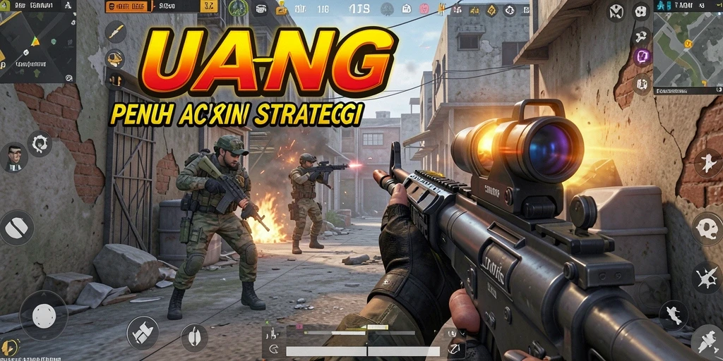 Tampilan seru dari gameplay UANG yang menegangkan.