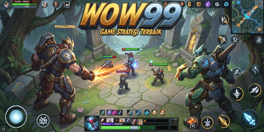 Screenshot gameplay WOW99 menampilkan aksi strategi yang mendalam.